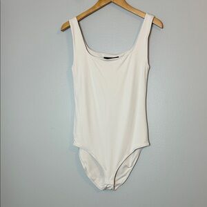 LOFT Versa Cream body suit top new with tags